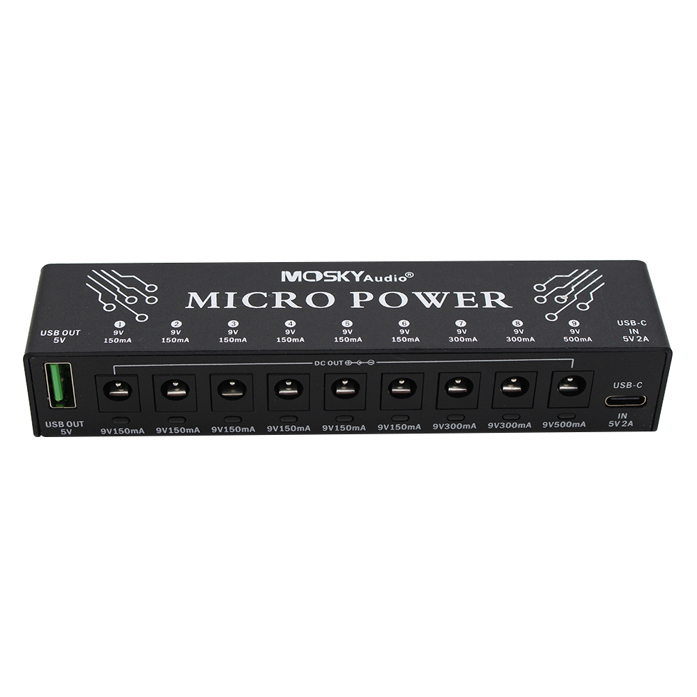 MICRO POWER_Power Supply-Mini_Pedal Power Supply_Products_mosky pedal